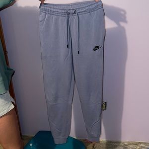 blue/grey Nike joggers